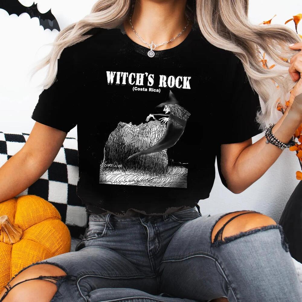 WitchS Rock Shirt, Retro Witch Shirt,  Graphic Tee, Spooky